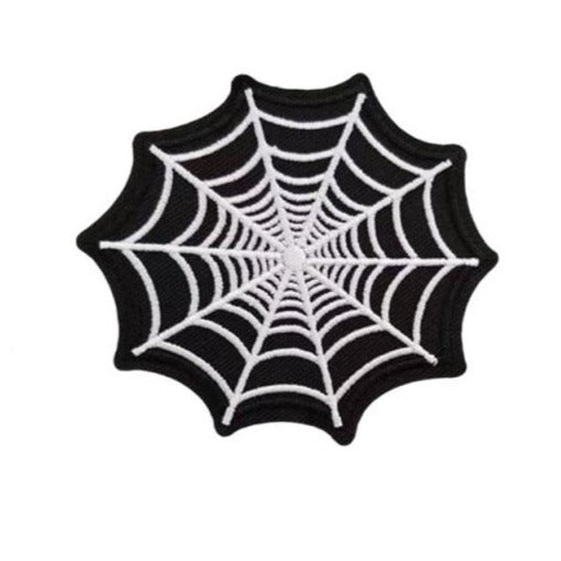 Halloween 'Spider Web' Embroidered Patch