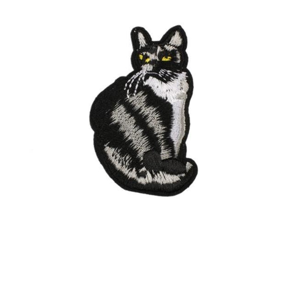 Halloween 'Siamese Cat' Embroidered Patch