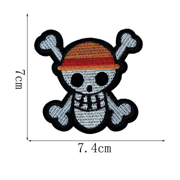 One Piece 'Skull 1.0' Embroidered Patch