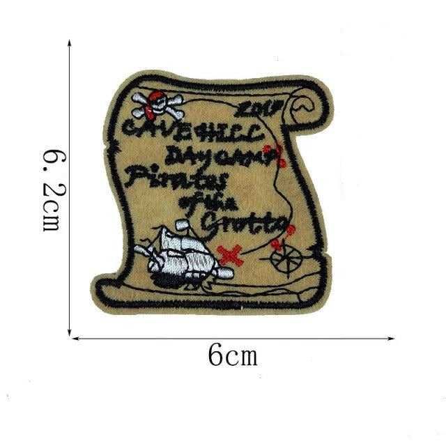 One Piece 'Pirates Scroll' Embroidered Patch