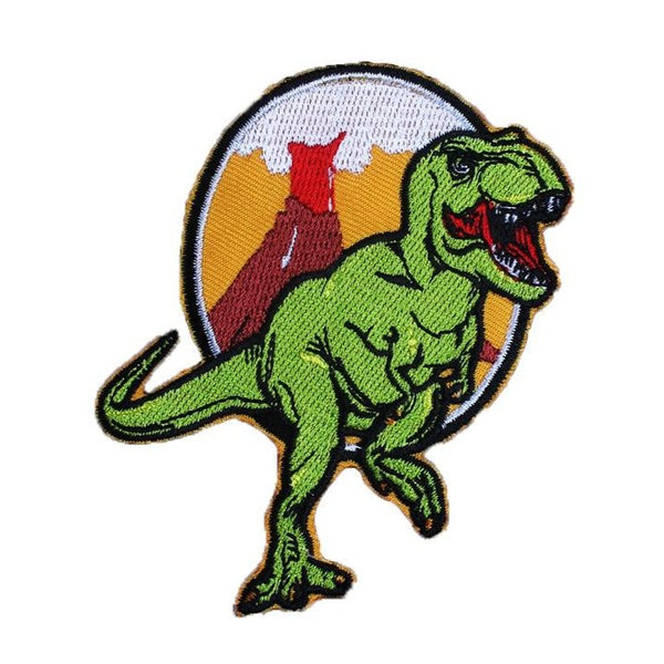 Dinosaur 'T-Rex | Green' Embroidered Patch