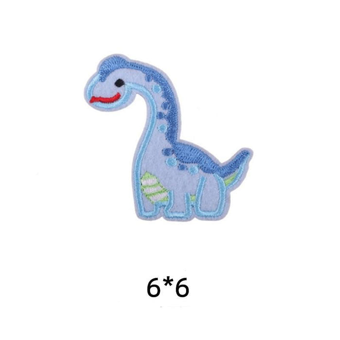 Dinosaur 'Brachiosaurus | Blue' Embroidered Patch