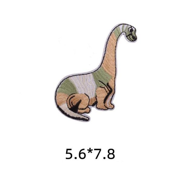 Dinosaur 'Brachiosaurus | Multicolored' Embroidered Patch