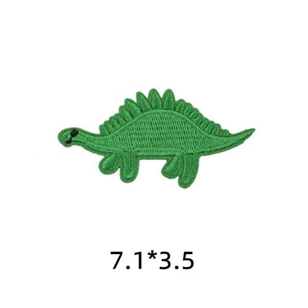 Dinosaur 'Stegosaurus | Green' Embroidered Patch