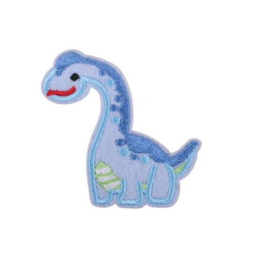 Dinosaur 'Brachiosaurus | Blue' Embroidered Patch