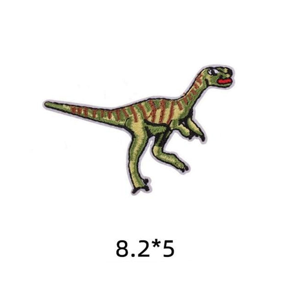 Dinosaur 'Megalosaurus | Brown & Green' Embroidered Patch