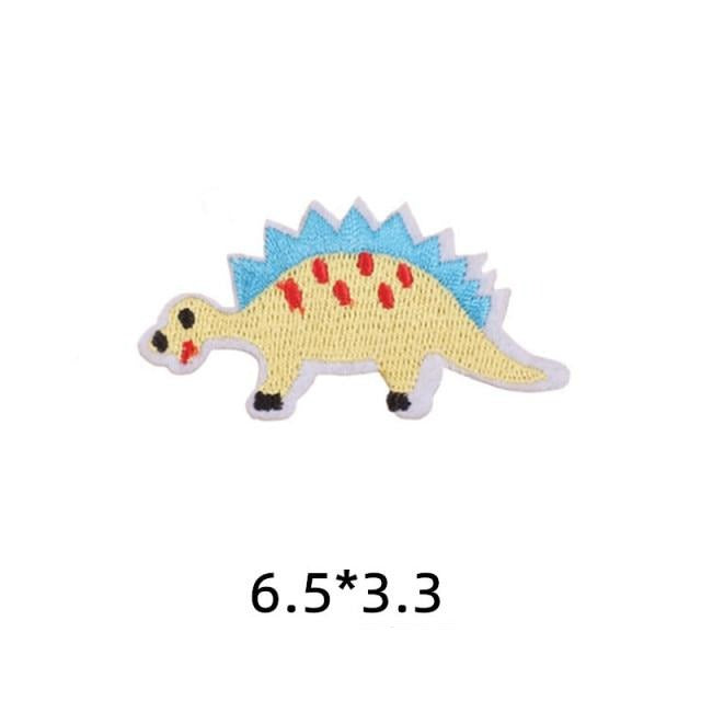 Cute Dinosaur Stegosaurus Embroidered Patch