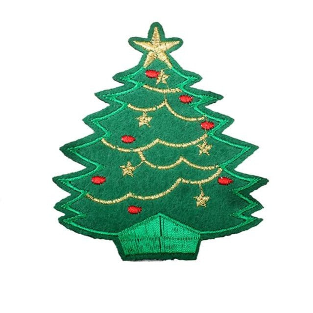 Christmas 'Festive Tree 2.0' Embroidered Patch