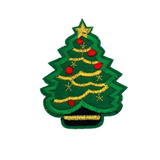 Christmas 'Festive Tree 1.0' Embroidered Patch