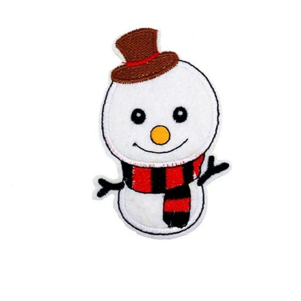 Christmas 'Snowman' Embroidered Patch