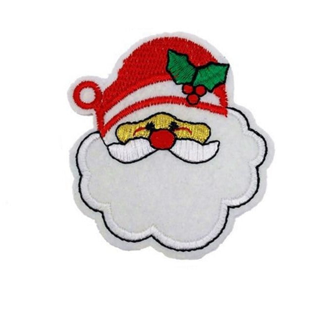 Christmas 'Santa Claus | Head' Embroidered Patch
