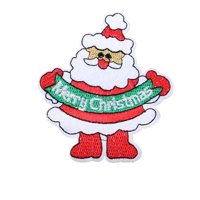 Christmas 'Santa Claus | Merry Christmas 1.0' Embroidered Patch
