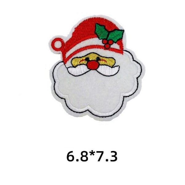 Christmas 'Santa Claus | Head' Embroidered Patch