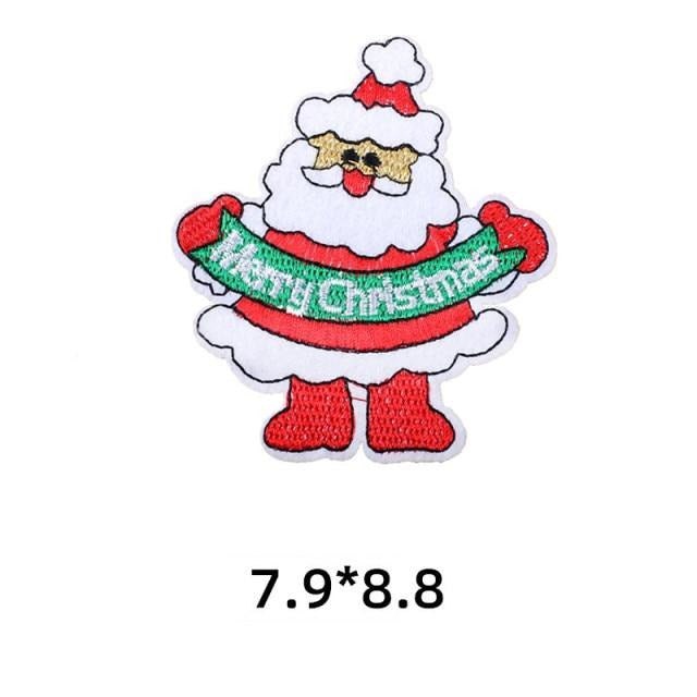 Christmas 'Santa Claus | Merry Christmas 1.0' Embroidered Patch