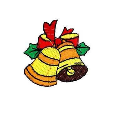 Christmas 'Festive Bells' Embroidered Patch