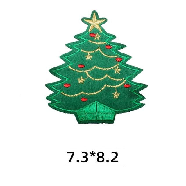Christmas 'Festive Tree 2.0' Embroidered Patch