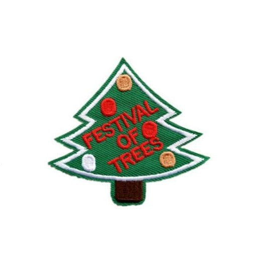 Christmas 'Festival Of Trees' Embroidered Patch