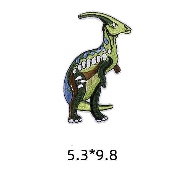 Dinosaur 'Parasaurolophus | Spots' Embroidered Patch