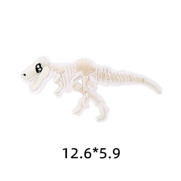 Dinosaur 'T-Rex | Skeleton' Embroidered Patch