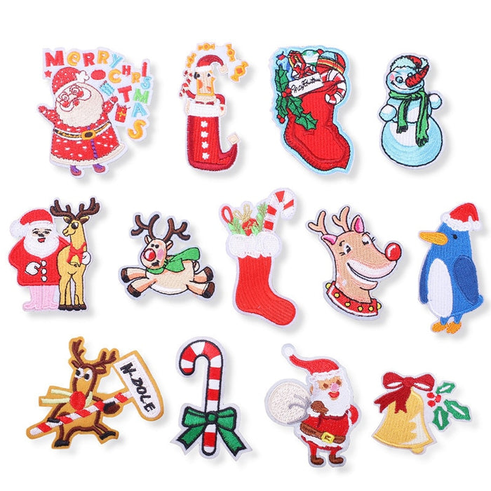 Christmas 'Stocking Stuffer | Toys & Candies' Embroidered Patch