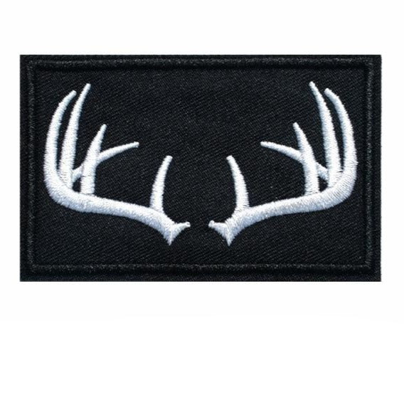 Cool 'Reindeer Horns' Embroidered Patch