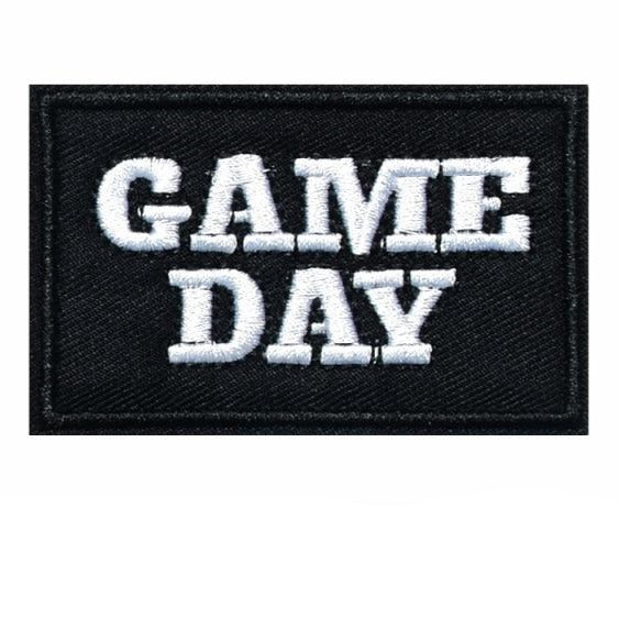 Cool 'Game Day' Embroidered Patch