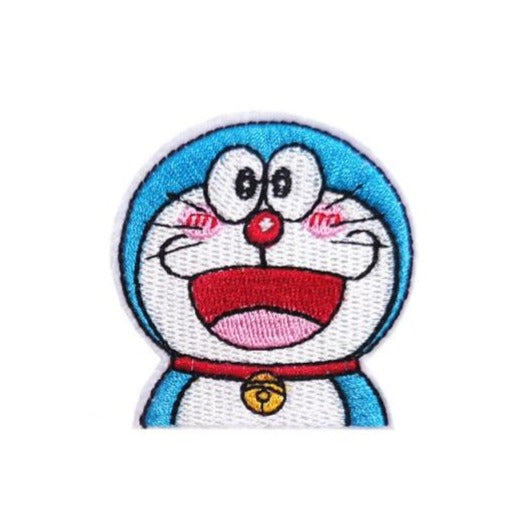 Doraemon 'Happy' Embroidered Patch