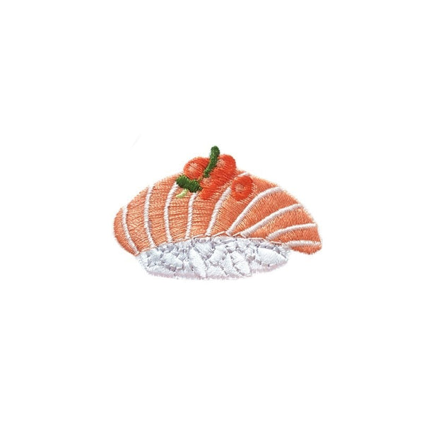 Japanese Food 'Salmon Nigiri' Embroidered Patch