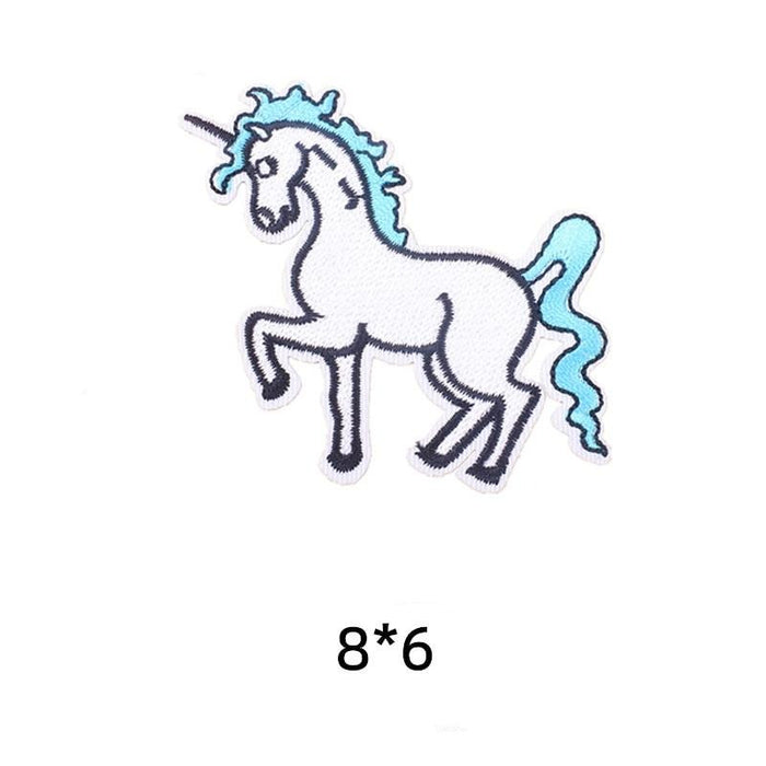 Unicorn 'Galloping' Embroidered Patch