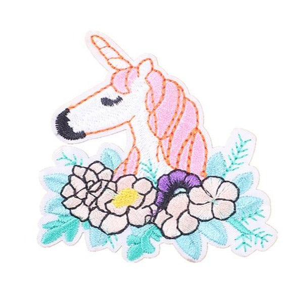Unicorn 'Garland' Embroidered Patch