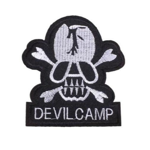 Skull 'Devil Camp' Embroidered Patch