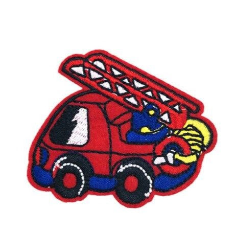 Vehicles 'Stair Riser Truck' Embroidered Sew Iron Patch