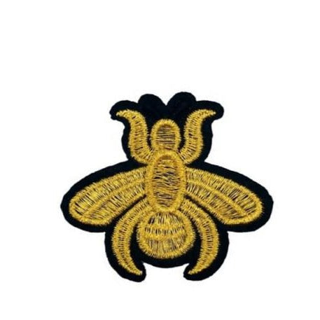 Insect 'Western Honeybees | Big' Embroidered Sew Iron Patch