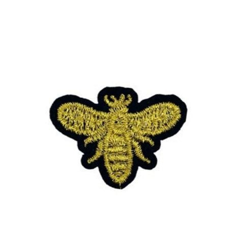 Insect 'Western Honeybees | Small' Embroidered Sew Iron Patch