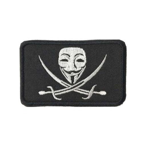 V for Vendetta 'Pirate' Embroidered Velcro Patch