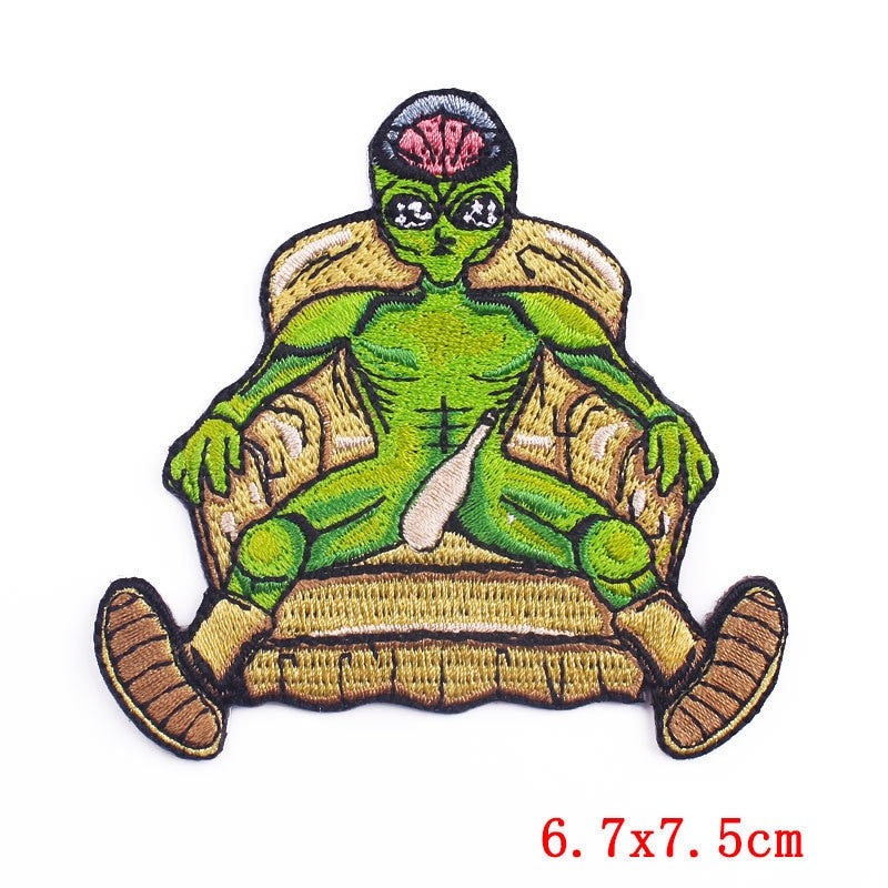Alien 'Wasted' Embroidered Patch