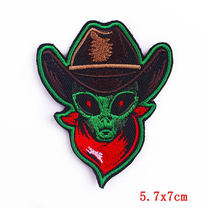 Alien 'Cowboy' Embroidered Patch