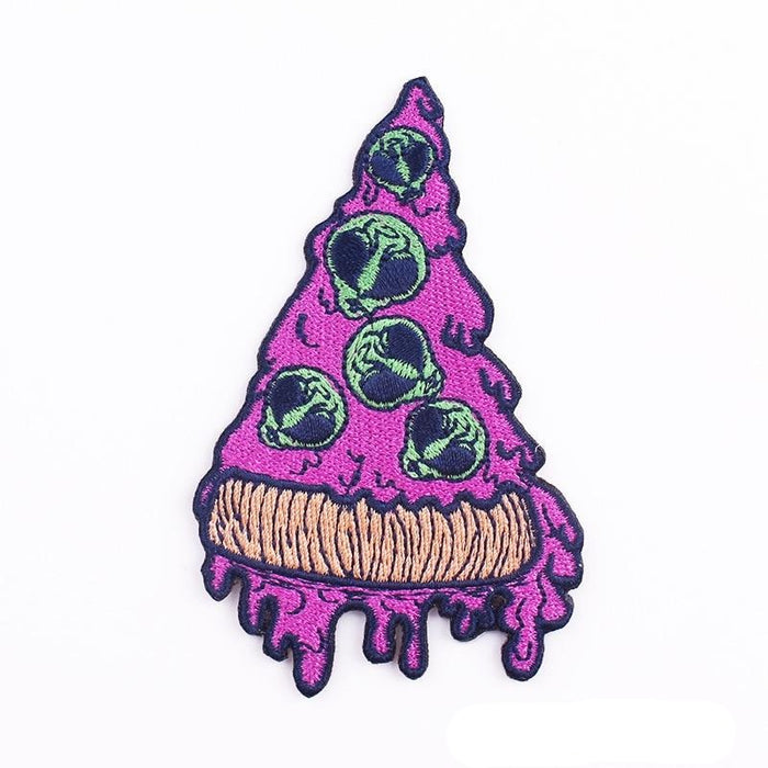 Alien 'Creepy Pizza' Embroidered Patch
