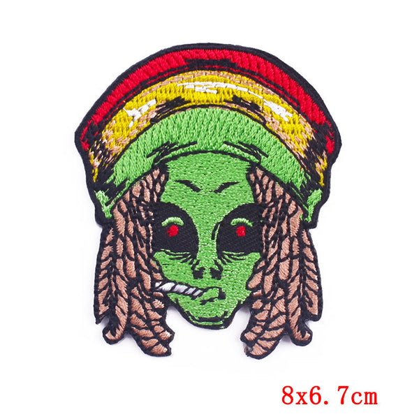 Alien 'Reggae | Smoke' Embroidered Patch