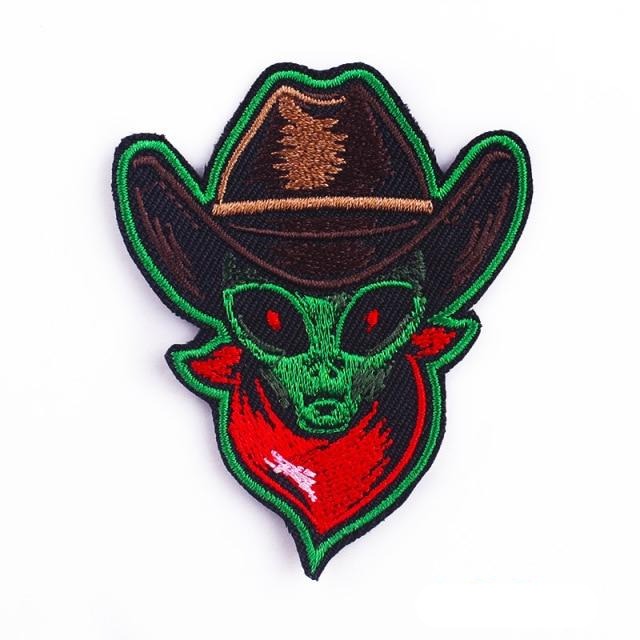 Alien 'Cowboy' Embroidered Patch