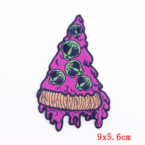 Alien 'Creepy Pizza' Embroidered Patch