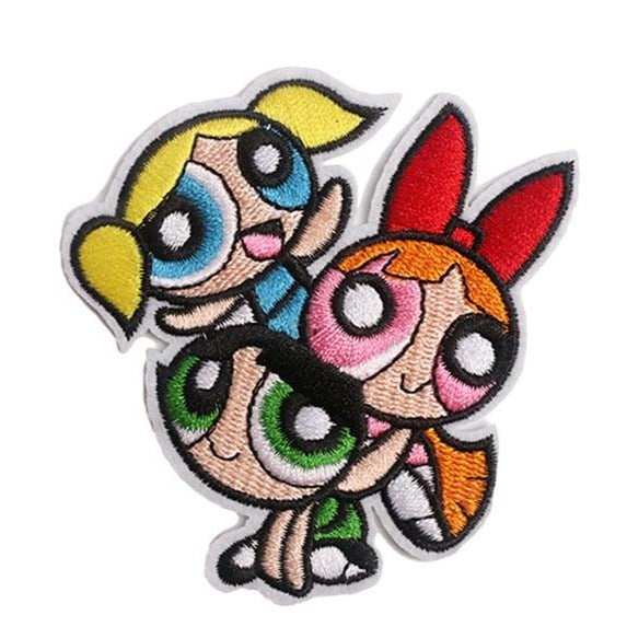 The Powerpuff Girls 'Group Hug' Embroidered Patch
