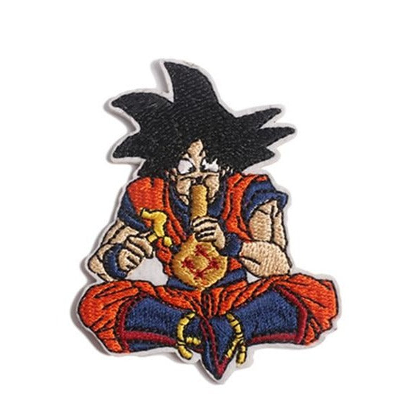 Dragon Ball Z 'Son Goku | Blowing' Embroidered Patch