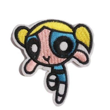 The Powerpuff Girls 'Bubbles' Embroidered Patch