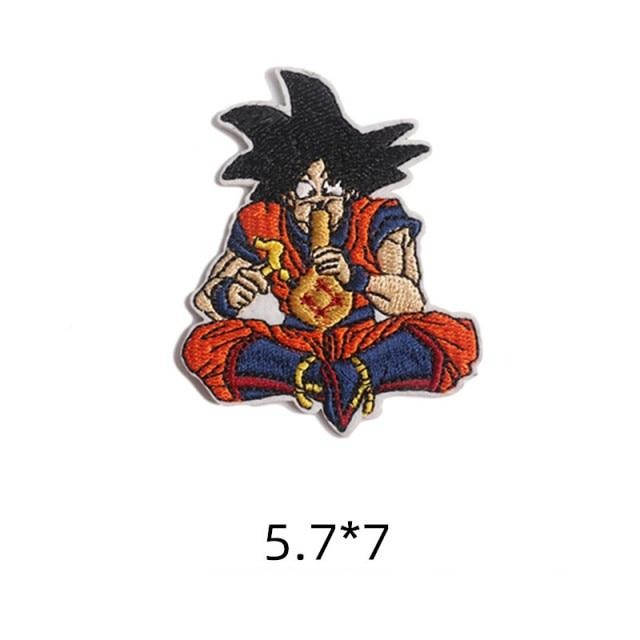 Dragon Ball Z 'Son Goku | Blowing' Embroidered Patch