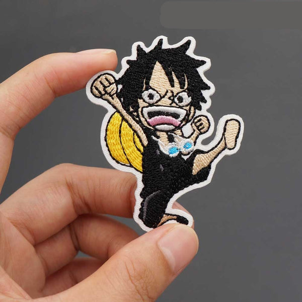 One Piece 'Luffy | Kick' Embroidered Patch