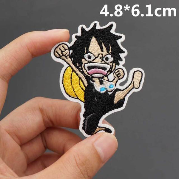 One Piece 'Luffy | Kick' Embroidered Patch