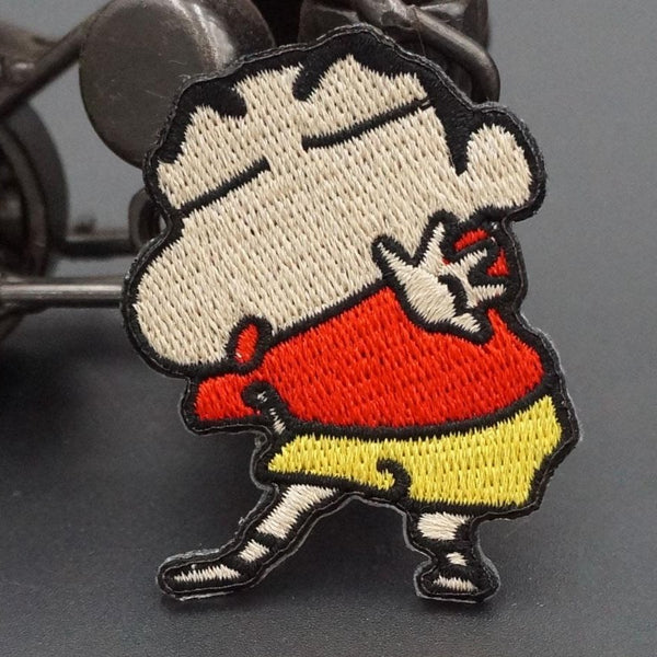 Crayon Shin Chan 'Performing' Embroidered Patch