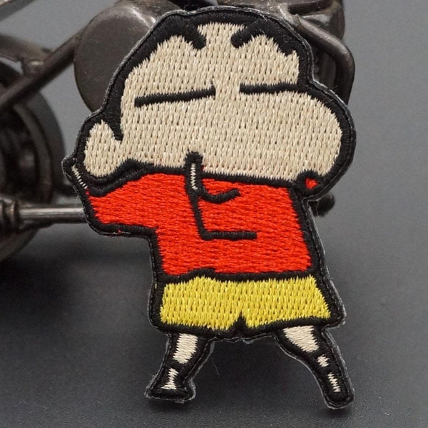 Crayon Shin Chan 'Exercising' Embroidered Patch