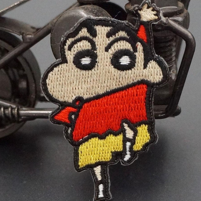 Crayon Shin Chan 'Jumping' Embroidered Sew Iron Patch